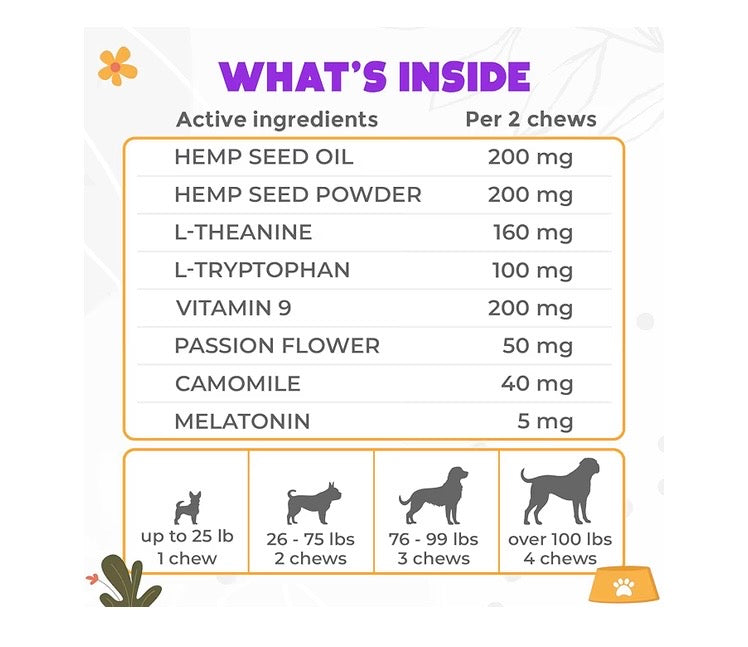 Calming Soft Chews for Dogs