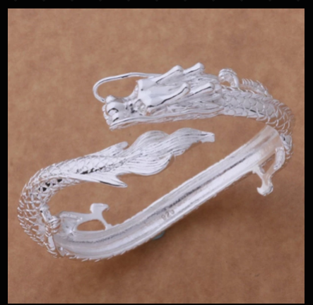 Wear Your Journey: Finding Balance and Renewal with the Sterling Silver Dragon Bangle