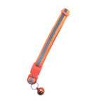 orange reflective collar and bell
