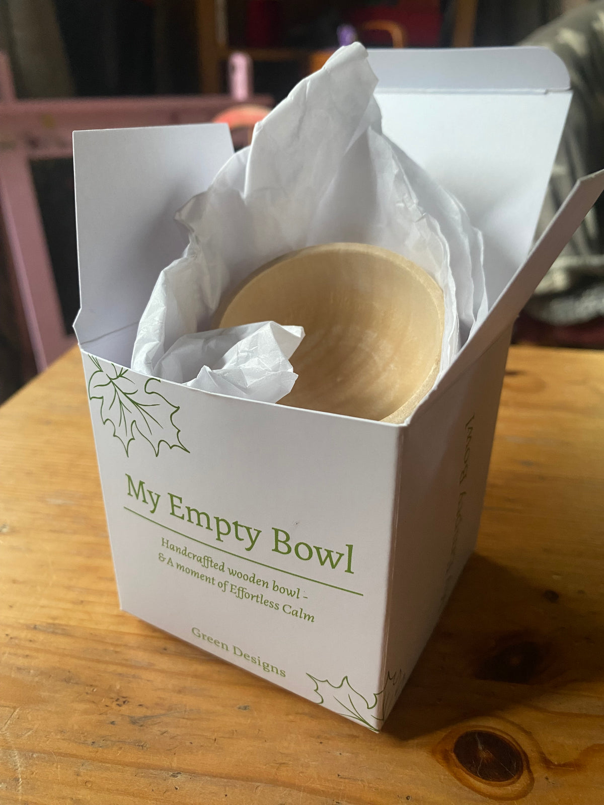 My Empty Bowl Portable Sanctuary | Wooden Bowl & Intro Course
