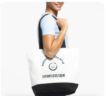 Large Cotton Tote Bag – 38.1 cm H x 47 cm W