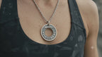 Sterling Silver Keel Pendant Necklace